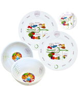 Set of Bariatric Plates & Bowls - Porcelain