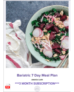Bariatric 7 Day Meal Plan  SUBSCRIPTION, MODIFIABLE