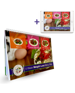 4 Week Weight Loss Menu Plan Combo (Book & E-BOOK)