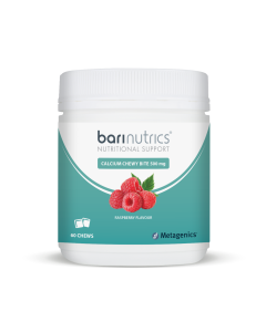 Barinutrics Calcium 500mg - Raspberry Flavour (60 Chewy Bites)