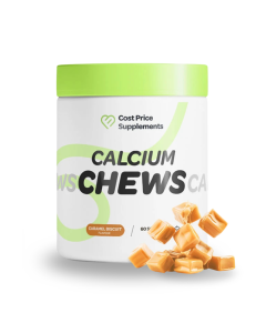 CPS Calcium Soft Chews - Caramel Biscuit Flavour - 60 Soft Chews