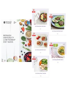 The Monash University Low FODMAP Diet Guide Printed Copy Plus 5 x Weekly Meal Plan E-BOOKS