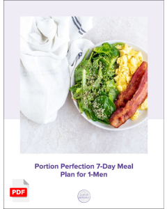 Portion Perfection - 7 Day Meal Plan for 1 - Men