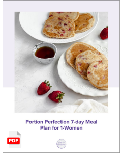 Portion Perfection - 7 Day Meal Plan for 1 - Women