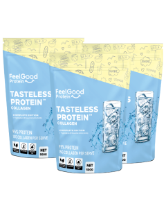 Tasteless Protein Powder: Feel Good Protein Powder & Water
